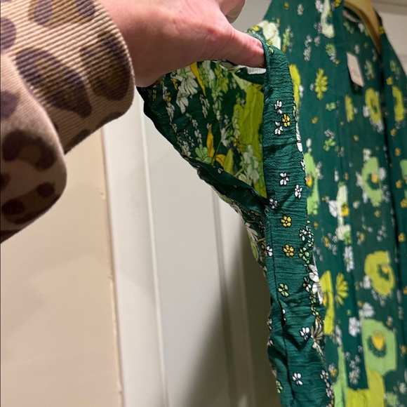 Free People Green Floral Kimono - Picture 3 of 3